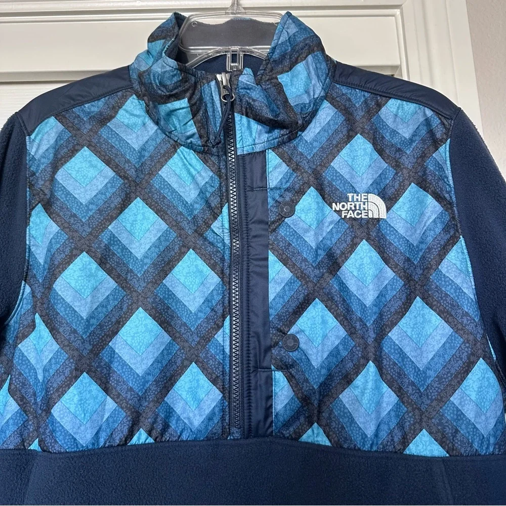 The North Face women’s 200WT Tundra pullover quilted fleece half zip size small‌